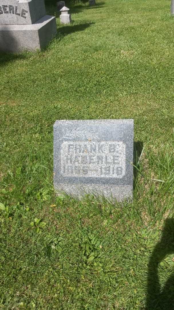 Frank B. Haberle's grave. Photo 3