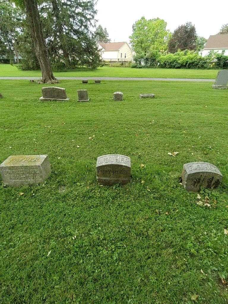 Emily J. Moore's grave. Photo 1