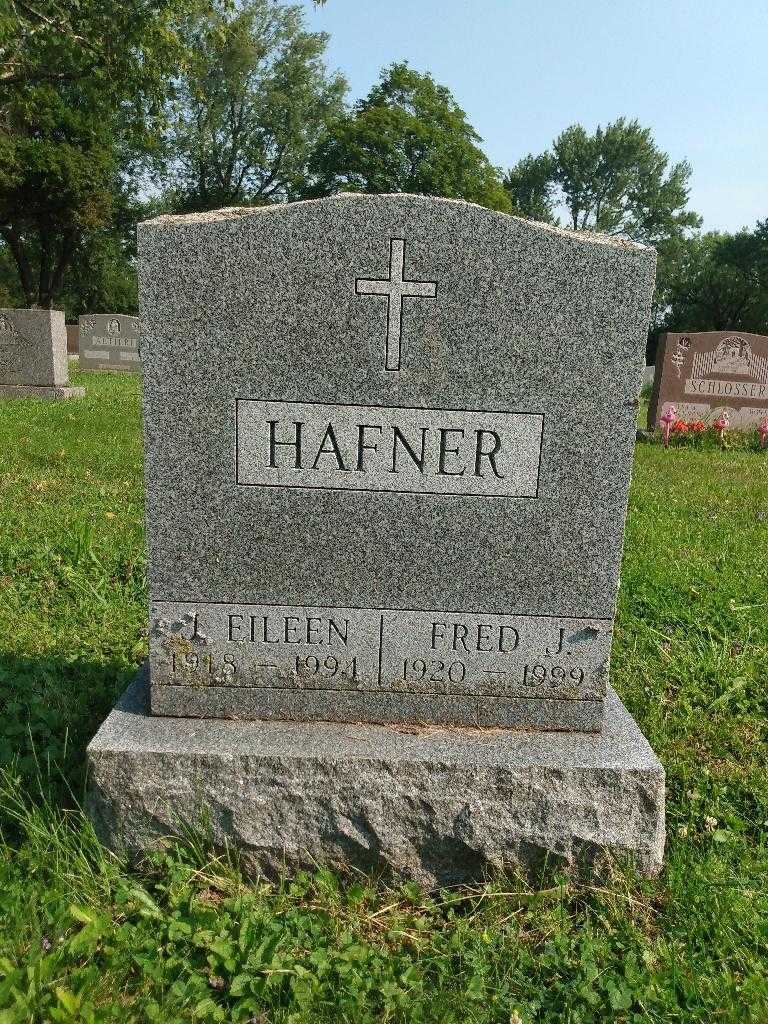 Fred J. Hafner's grave. Photo 3