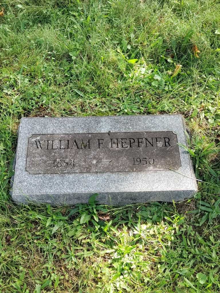 William F. Hepfner's grave. Photo 3