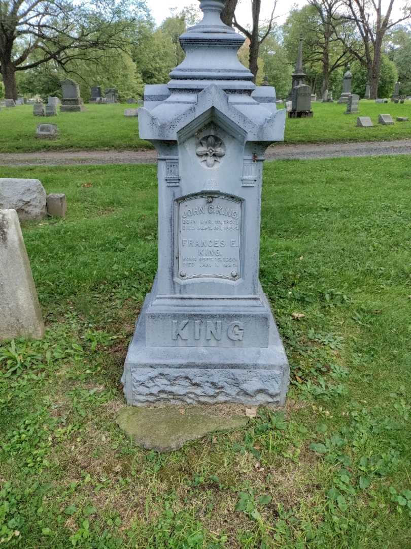 John C. King's grave. Photo 2