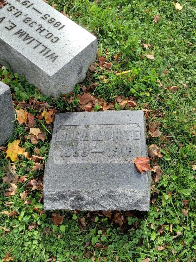Lillie May White's grave. Photo 2