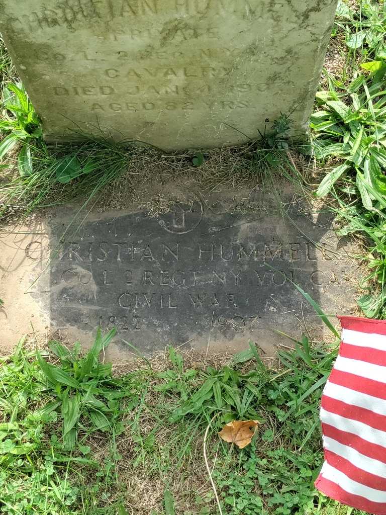 Jacob Christian Hummel's grave. Photo 4