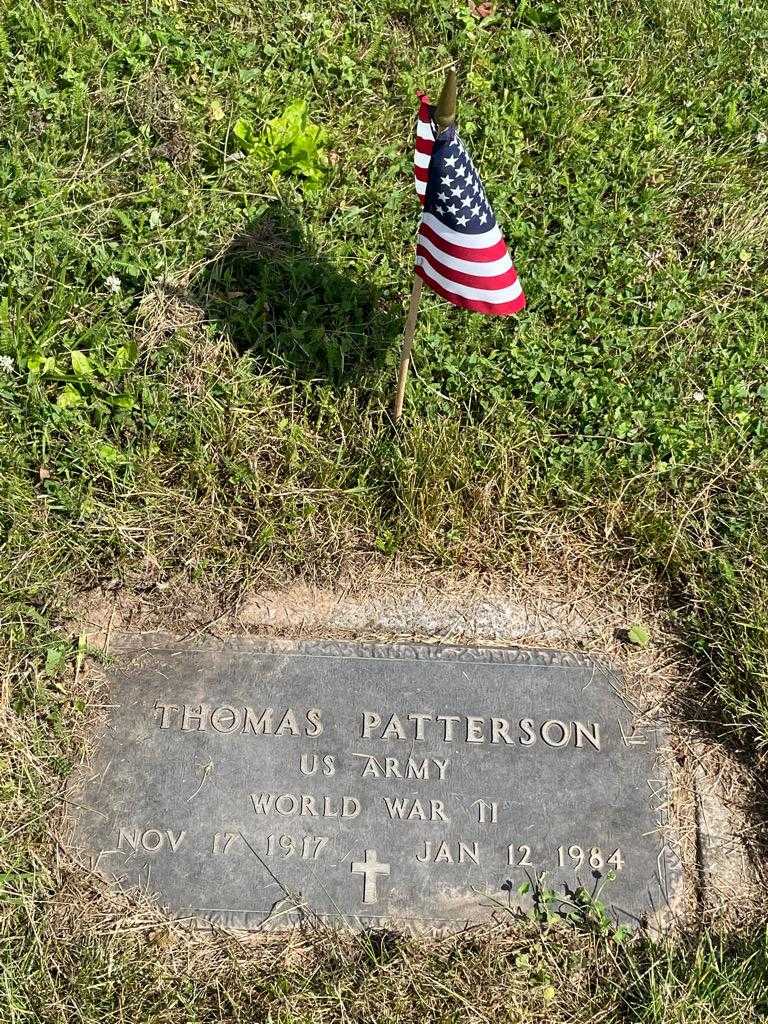 Thomas Patterson's grave. Photo 3