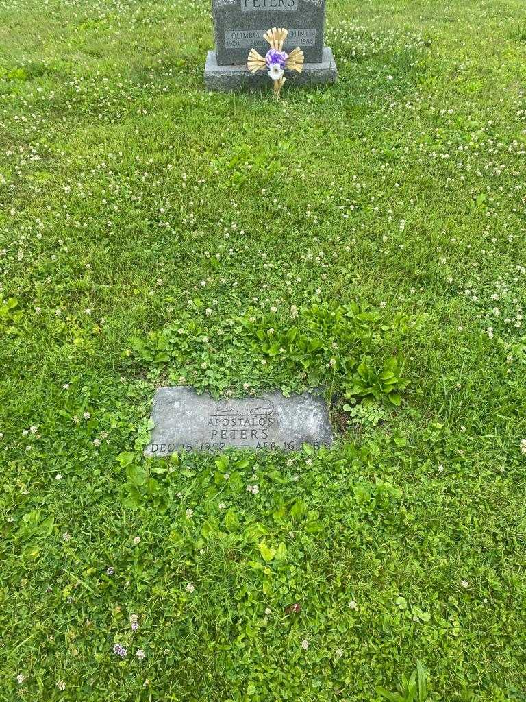 Apostalos Peters's grave. Photo 2