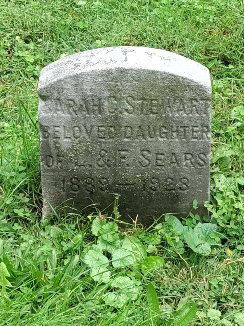 Sarah G. Stewart's grave. Photo 3