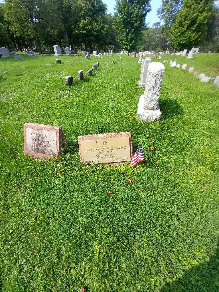 Walter A. Weinberg's grave. Photo 2