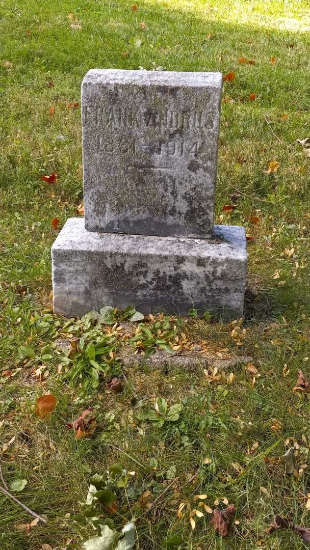 Frank Andrus's grave. Photo 3