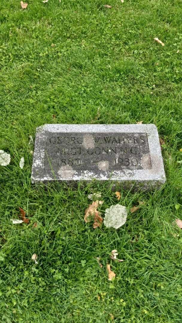 George W. Waiters's grave. Photo 2