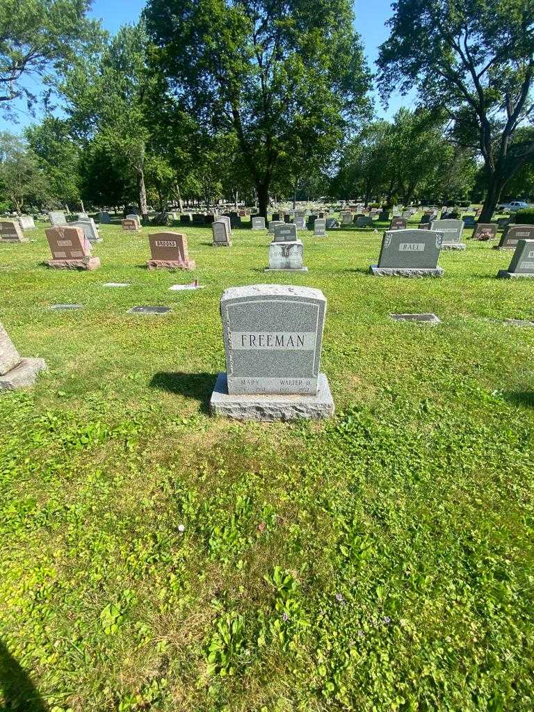 Walter D. Freeman's grave. Photo 1