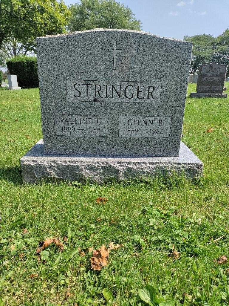 Pauline G. Stringer's grave. Photo 2