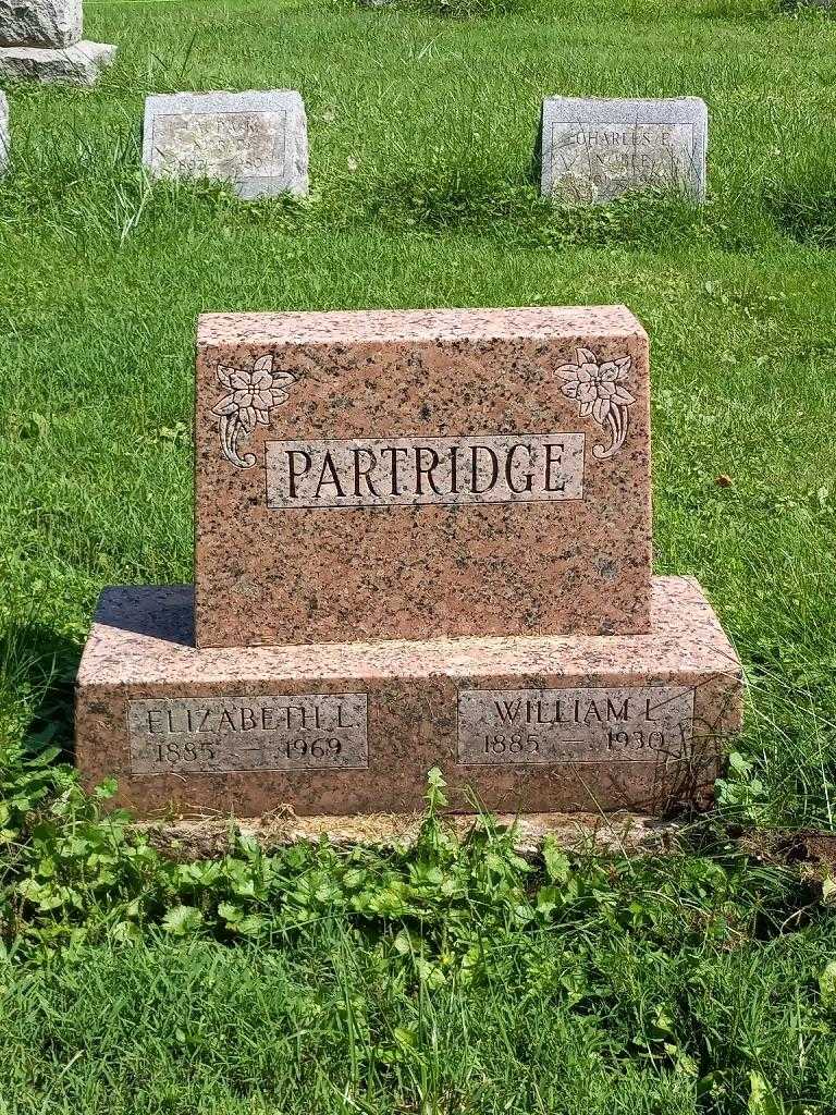 Elizabeth L. Partridge's grave. Photo 2