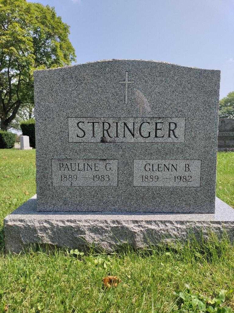 Pauline G. Stringer's grave. Photo 3