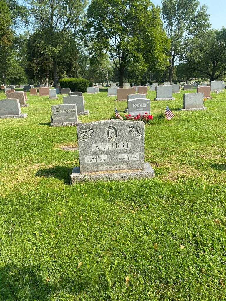Jane Altieri Huber's grave. Photo 2