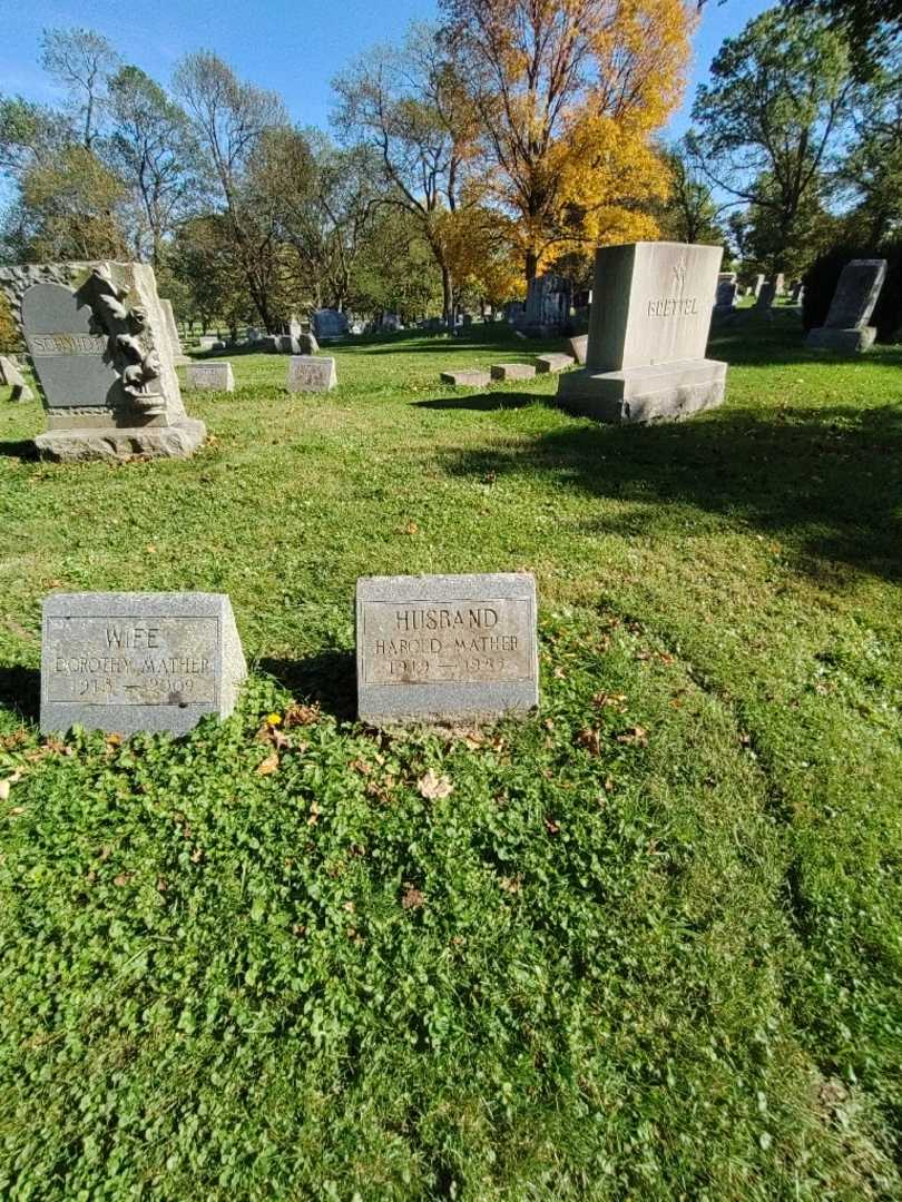 Harold M. Mather's grave. Photo 1