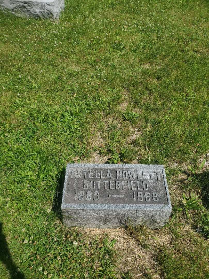 Estella F. Butterfield Howlett's grave. Photo 2