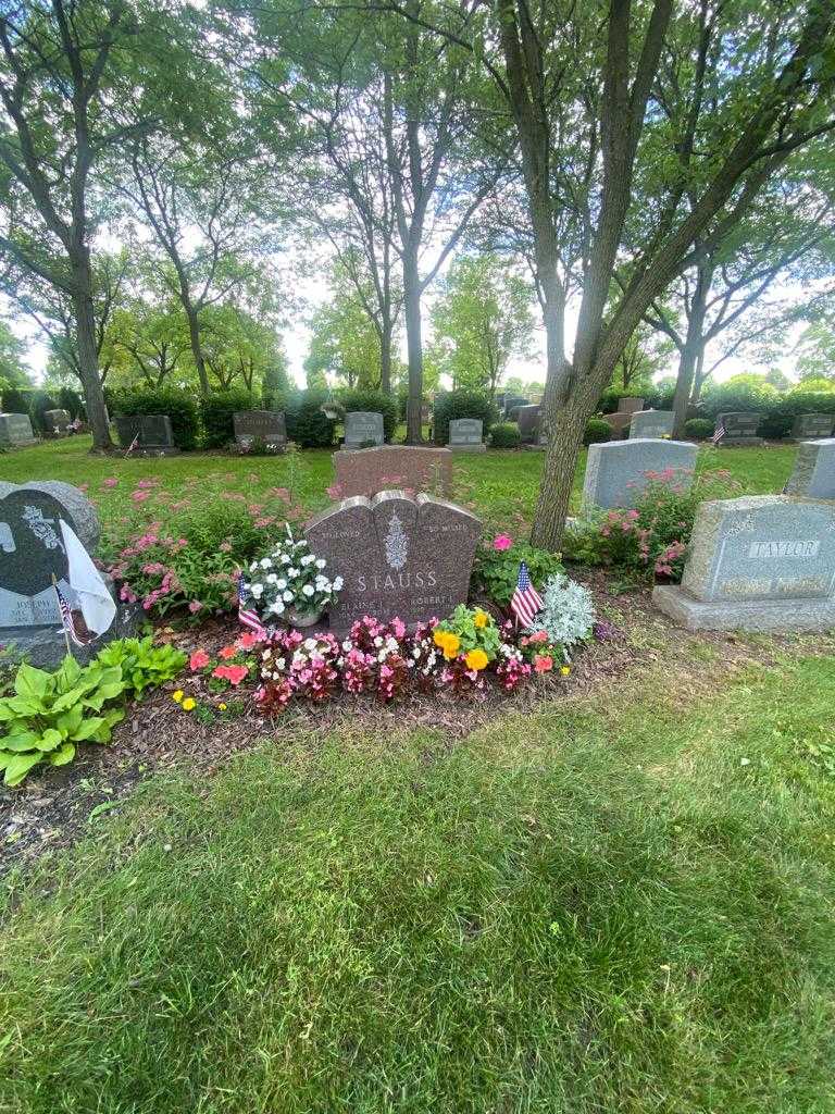 Robert L. Stauss's grave. Photo 1