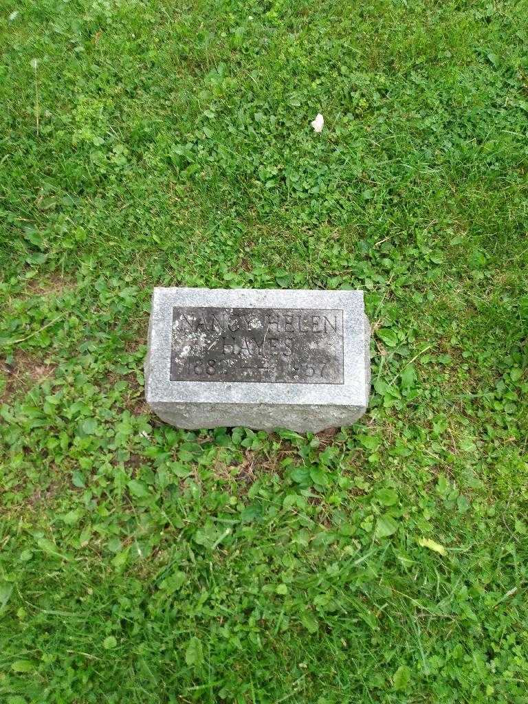 Nancy Helen Hayes's grave. Photo 2