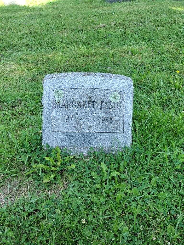Margaret Essig's grave. Photo 2