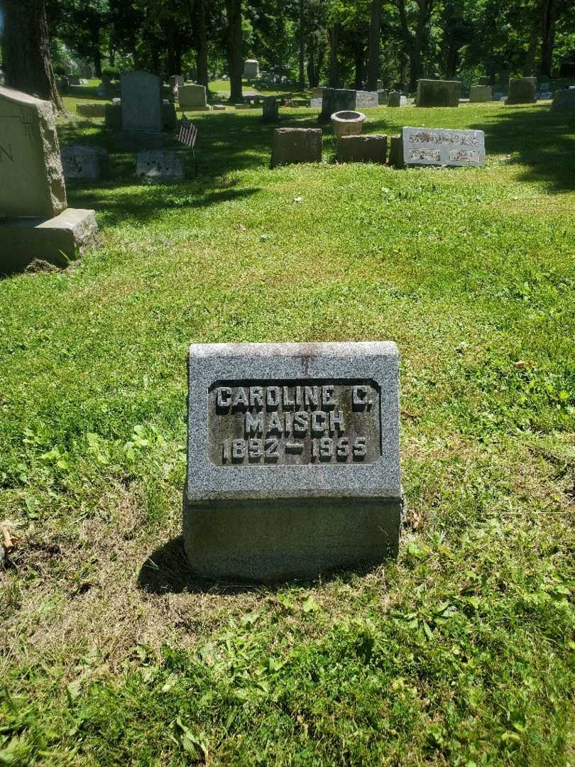 Caroline C. Maisch's grave. Photo 2