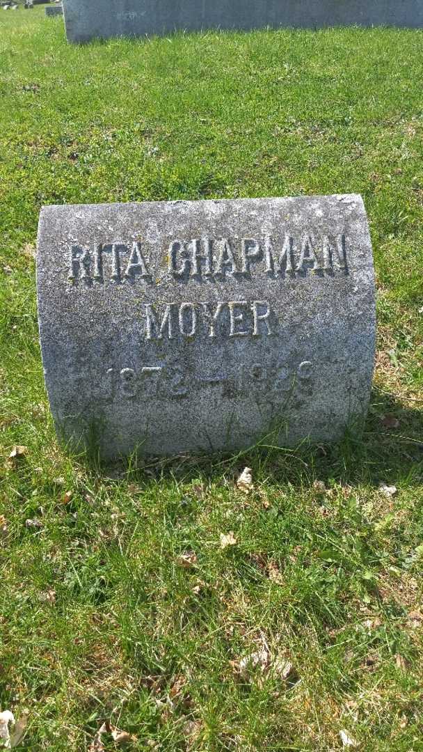 Rita B. Chapman Moyer's grave. Photo 4