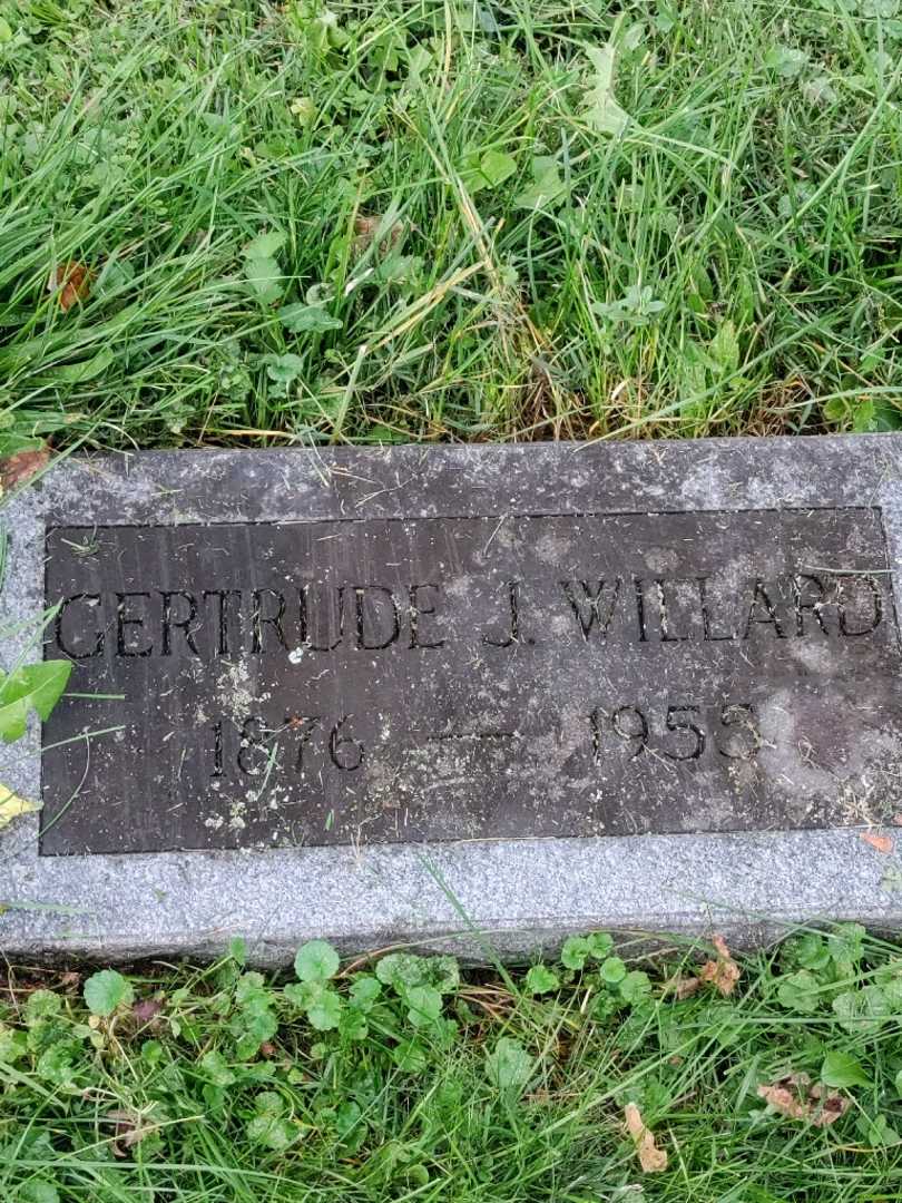Gertrude Joslin Willard's grave. Photo 3