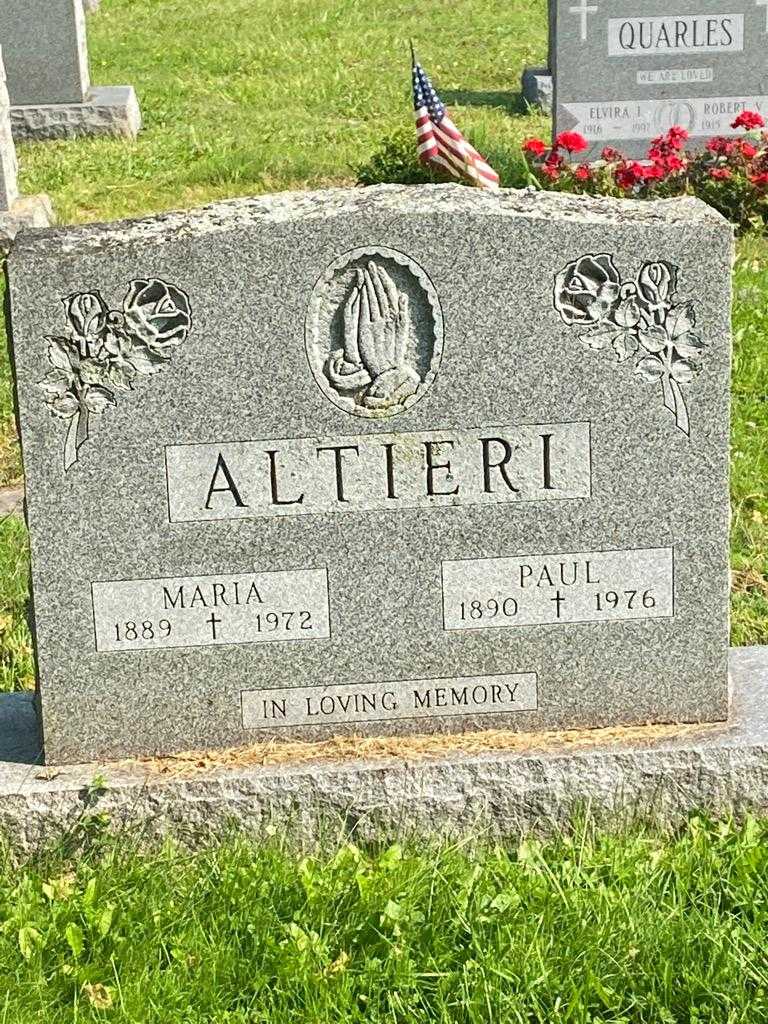 Jane Altieri Huber's grave. Photo 3