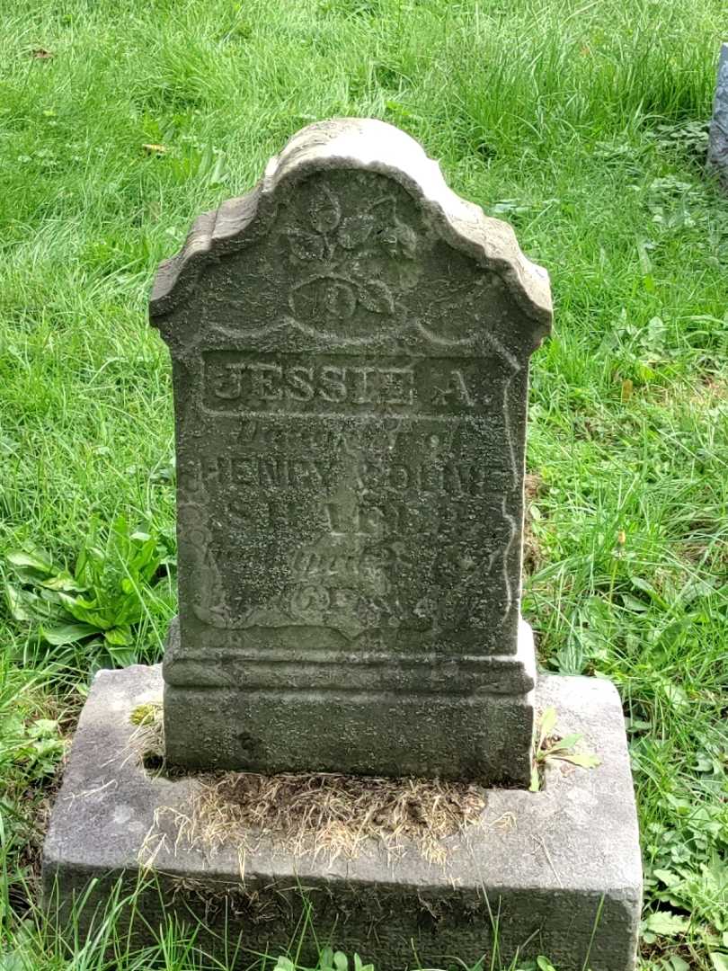 Jessie Asselia Shafer's grave. Photo 1