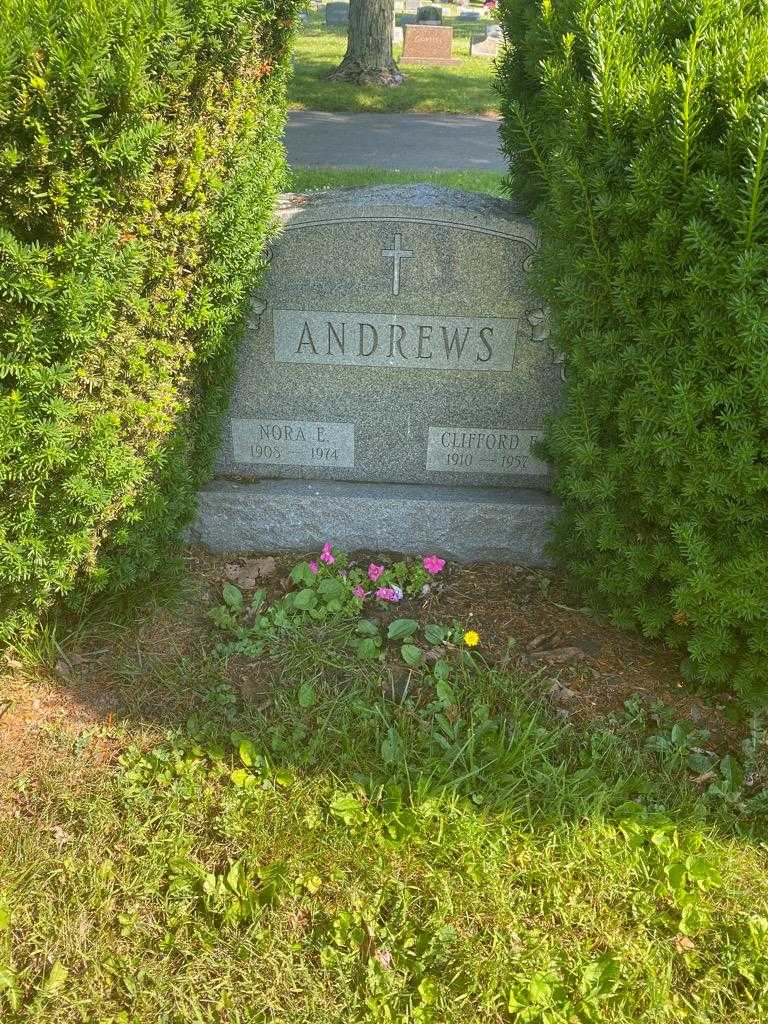 Clifford F. Andrews's grave. Photo 2