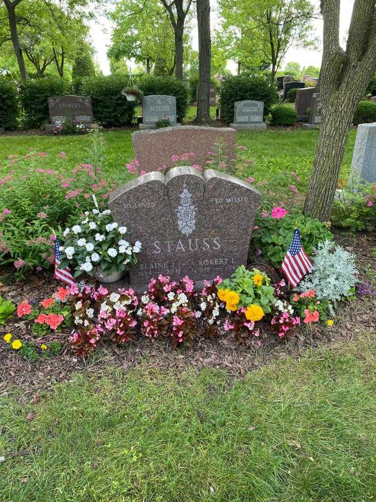 Robert L. Stauss's grave. Photo 2