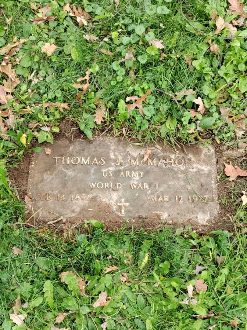 Thomas J. McMahon's grave. Photo 3