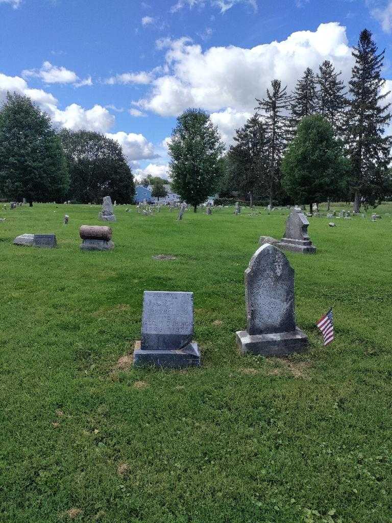 Mary E. Burdick Reynoldson's grave. Photo 1