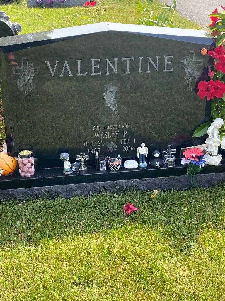 Wesley P. Valentine's grave. Photo 3