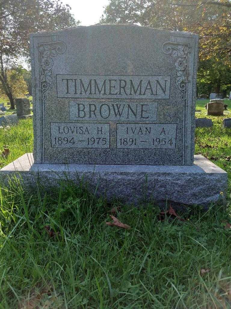 Ivan A. Timmerman's grave. Photo 3