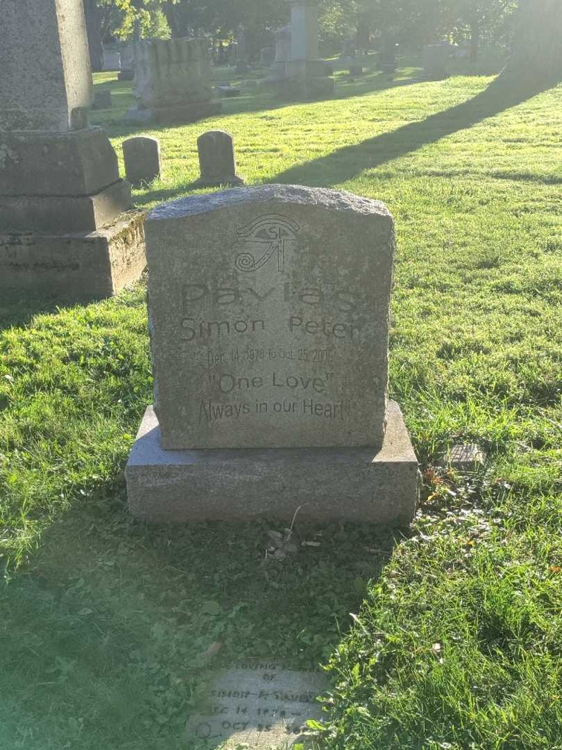 Simon Peter Pavlas's grave. Photo 3