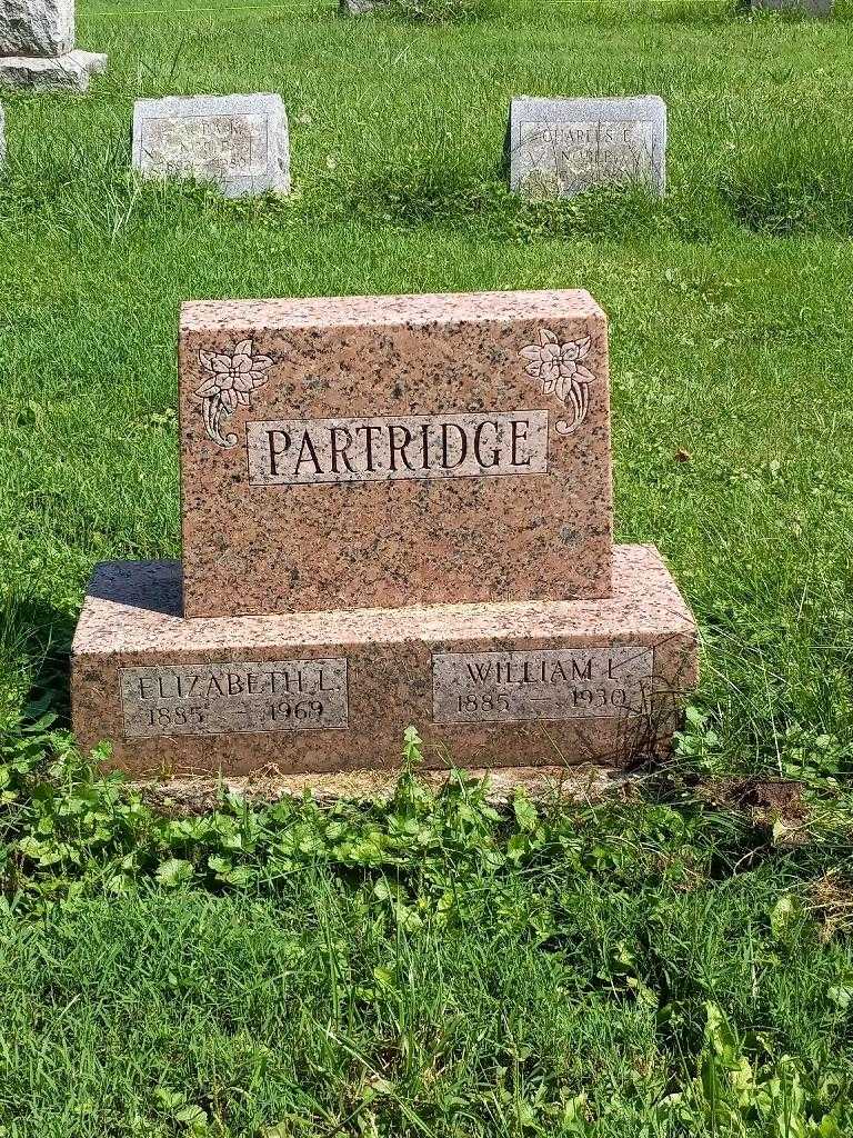 Virginia E. Partridge's grave