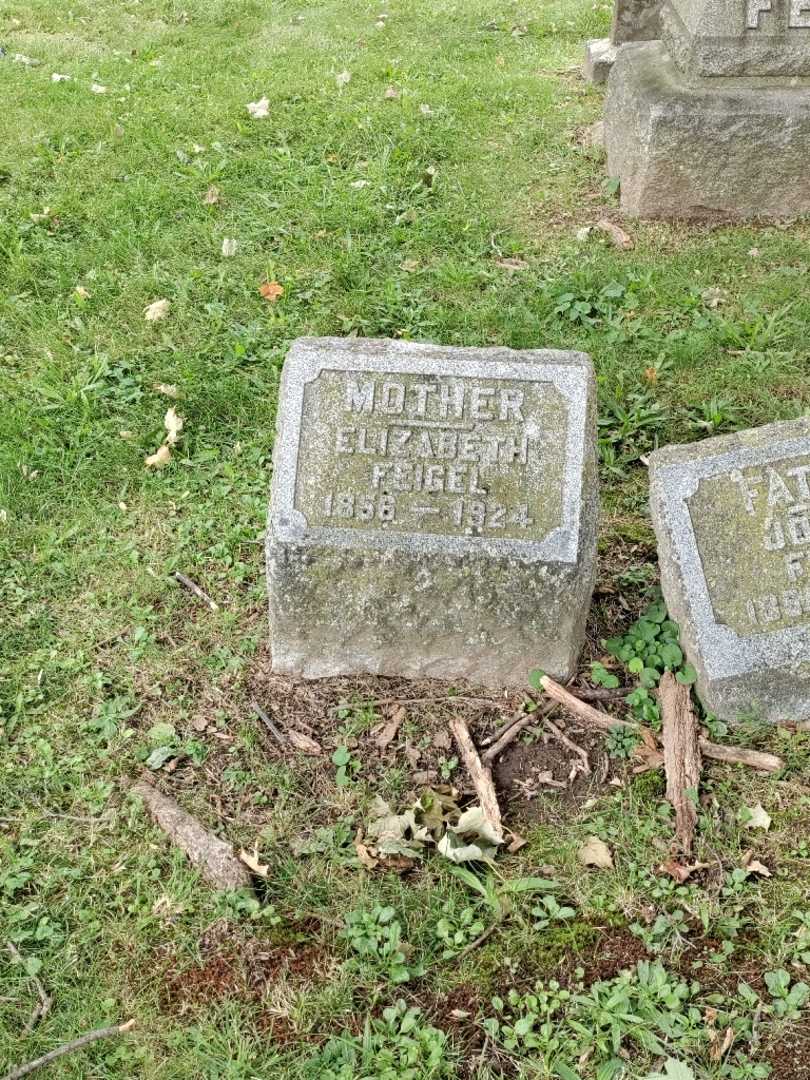 Elizabeth Feigel's grave. Photo 2