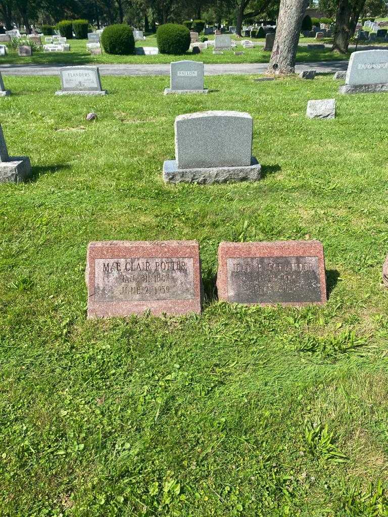 Mae Clair Potter's grave. Photo 2