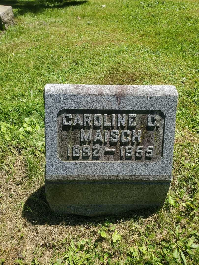 Caroline C. Maisch's grave. Photo 3