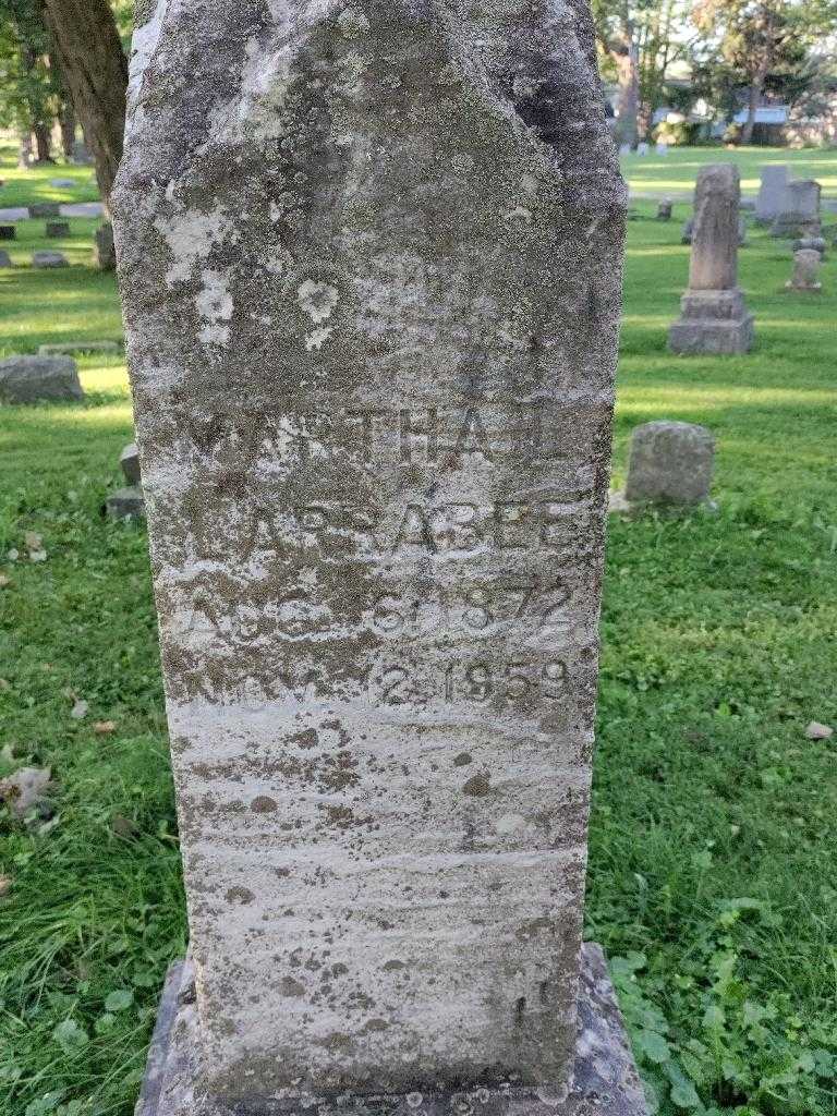 Martha L. Larrabee's grave. Photo 3