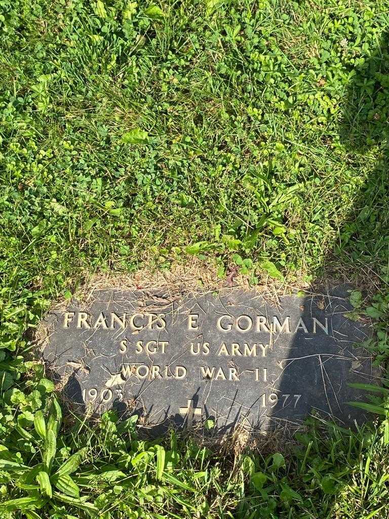 Frances E. Gorman's grave. Photo 4