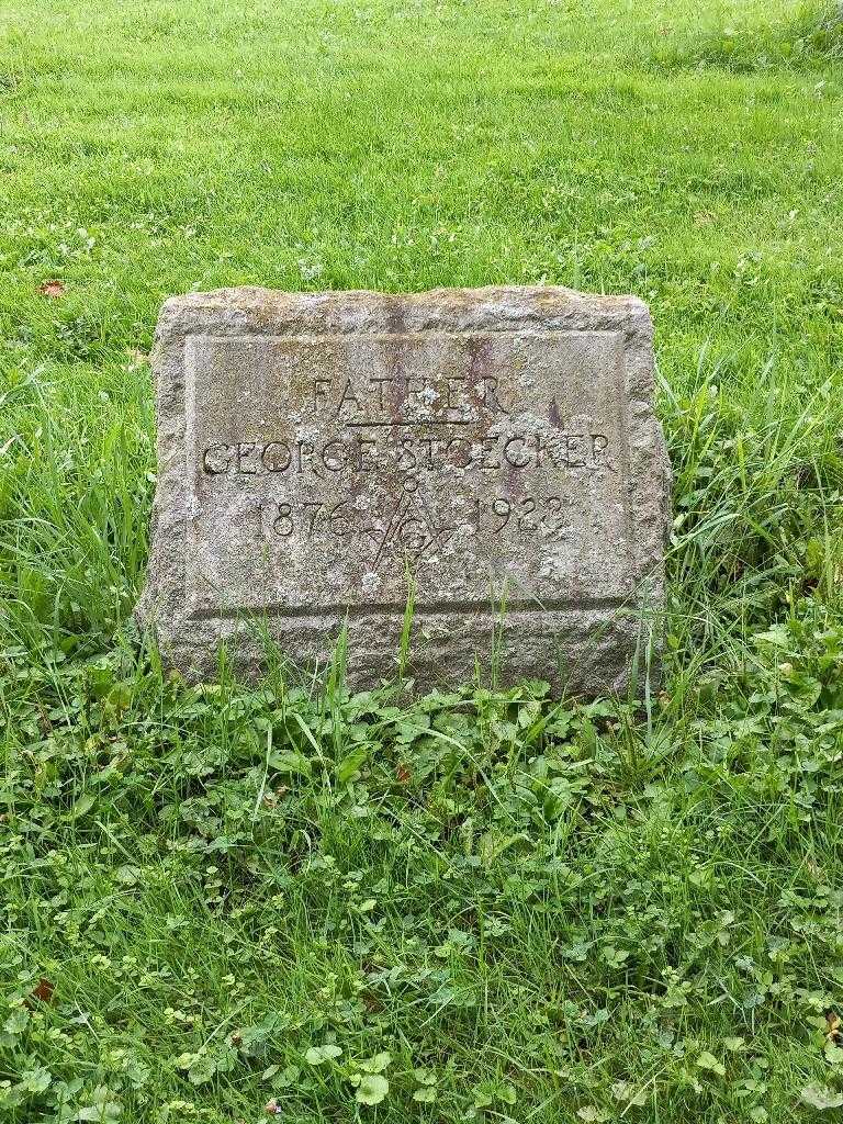 George A. Stoecker's grave. Photo 2
