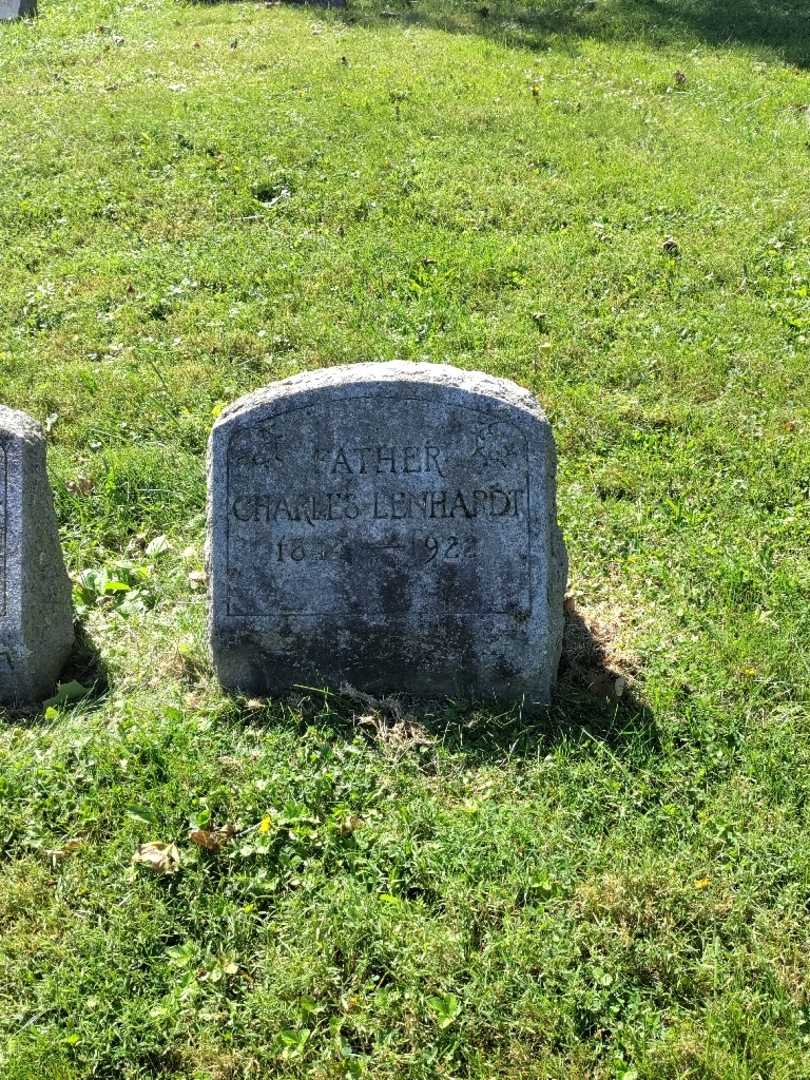 Charles Lenhardt's grave. Photo 2