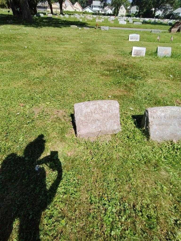 Cora L. Carl's grave. Photo 1