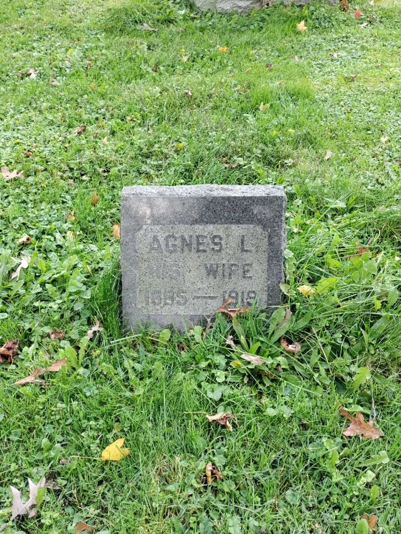 Agnes L. Crichton's grave. Photo 2