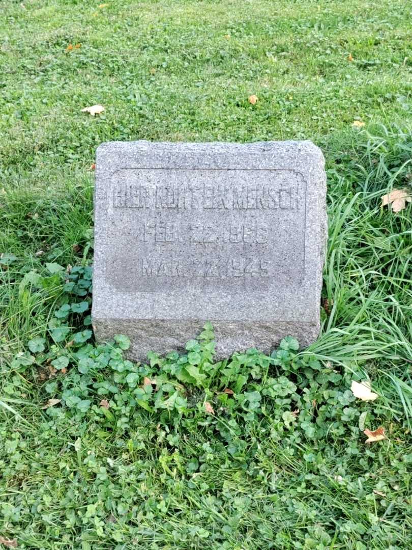 Henry H. Mirbach's grave. Photo 2