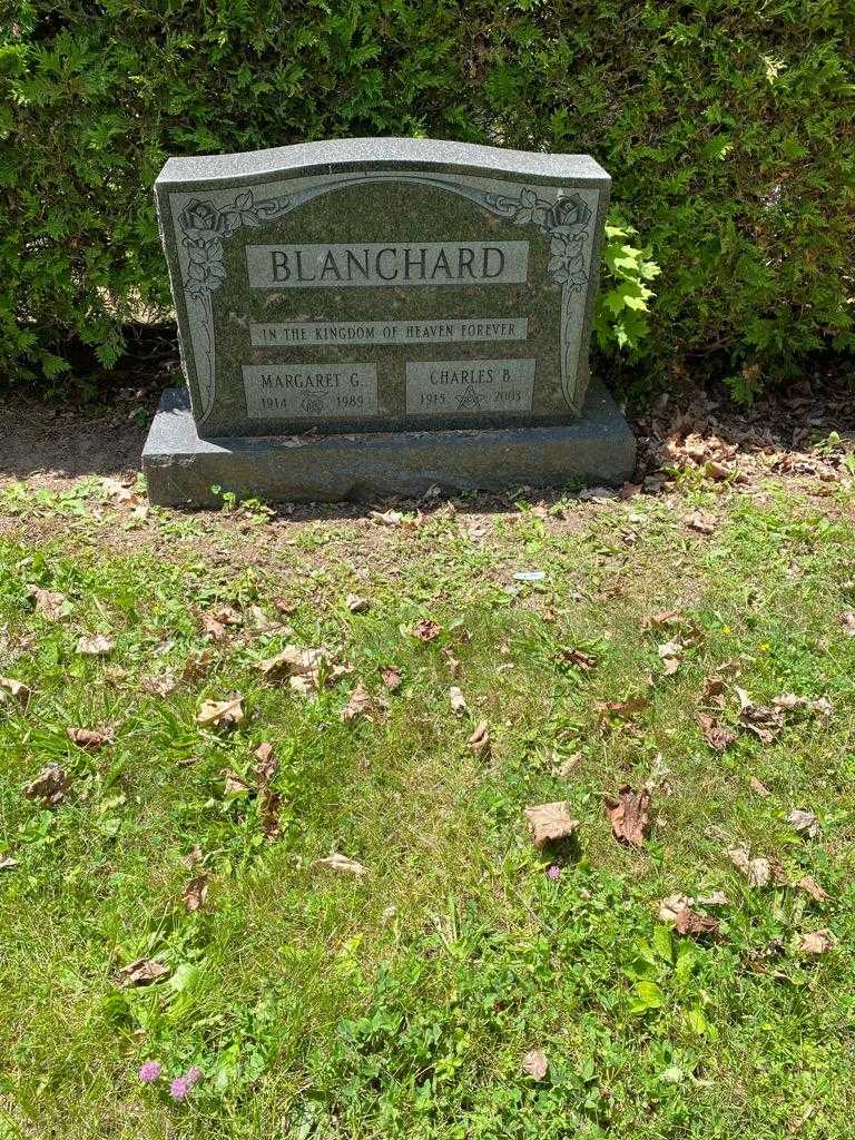 Margaret G. Blanchard's grave. Photo 2