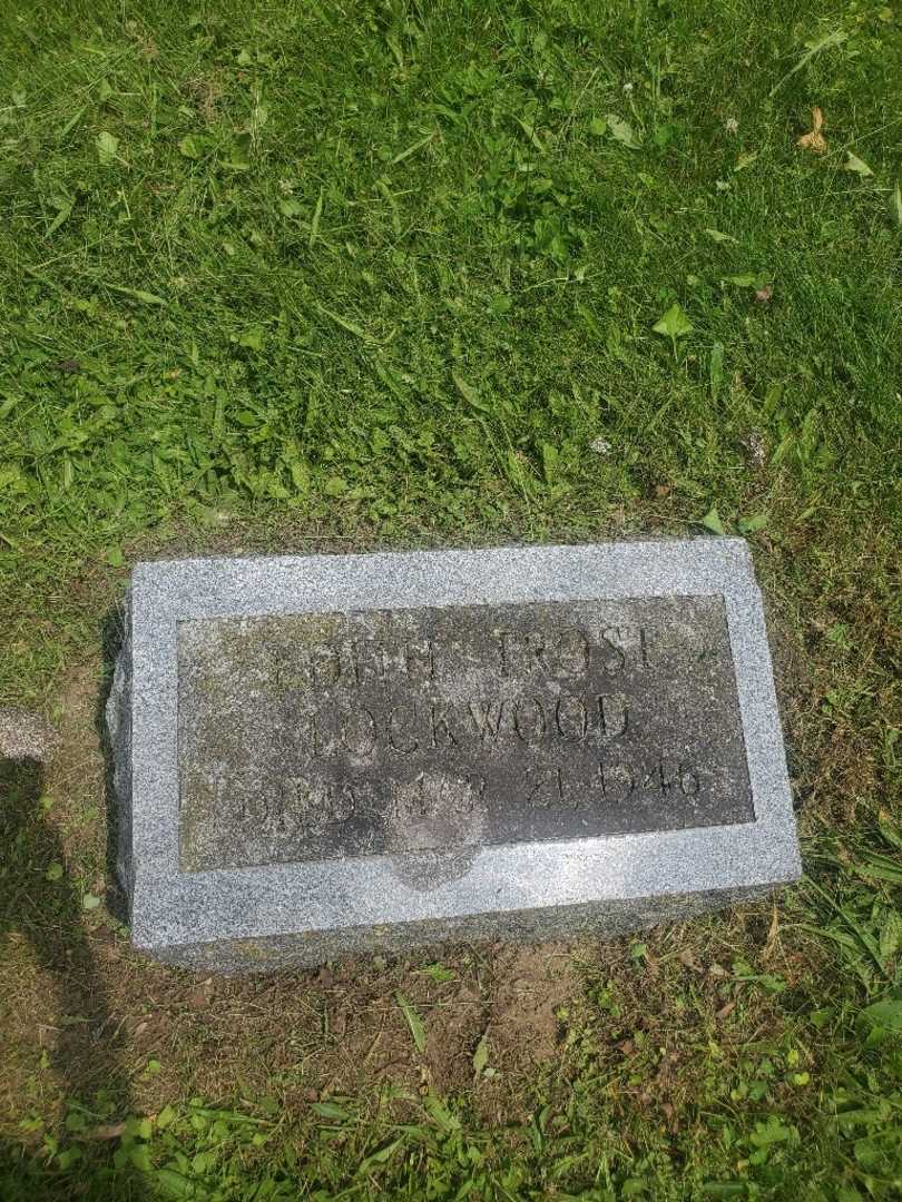 Edith Lockwood Trost's grave. Photo 3