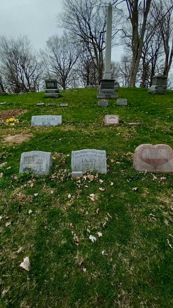 Joshua J. Laurin's grave. Photo 1