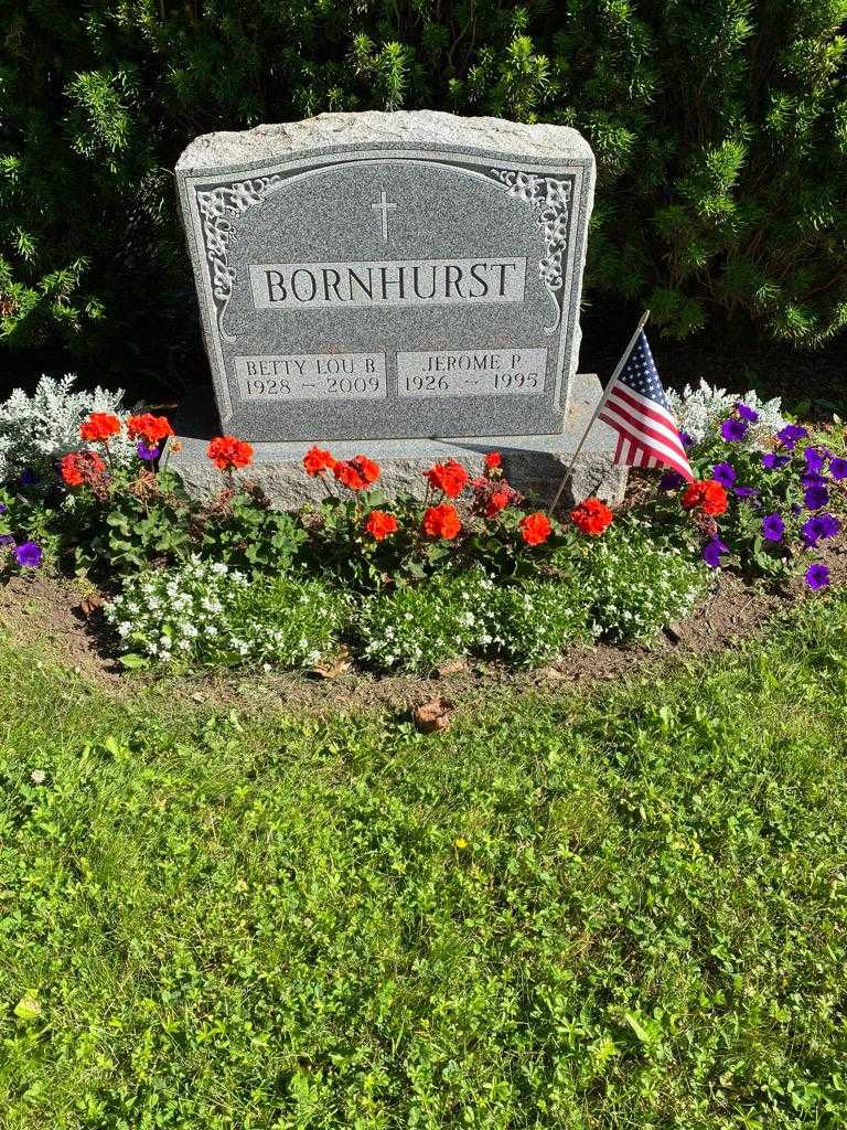 Jerome P. Bornhurst's grave. Photo 2